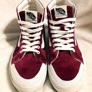 Vans Sk8-Hi Reissue 138 Velvet Maroon Sneakers